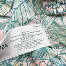 Load image into Gallery viewer, Boys Osh Kosh, lightweight cotton short sleeve shirt, pineapples, EUC, size 12,  