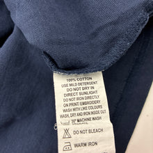 Load image into Gallery viewer, Unisex United Colors of Benetton, navy cotton tee / top, no size, armpit to armpit: 39cm, EUC, size 9-10,  