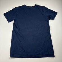 Load image into Gallery viewer, Unisex United Colors of Benetton, navy cotton tee / top, no size, armpit to armpit: 39cm, EUC, size 9-10,  