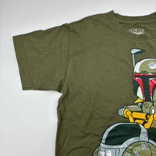 Load image into Gallery viewer, Boys Shirt Punch!, Baby Boba Fett khaki cotton tee / top, Sz: M, armpit to armpit: 44cm, GUC, size 14-16,  