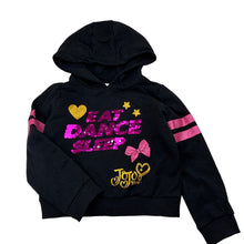 Load image into Gallery viewer, Girls Nickelodeon, JoJo Siwa fleece lined cotton hoodie sweater, EUC, size 5-6,  