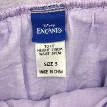 Load image into Gallery viewer, Girls Disney, ENCANTO cotton lined tiered tulle skirt, elasticated, GUC, size 5,  