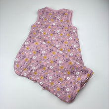 Load image into Gallery viewer, Girls Anko, wadded floral cotton sleeping bag, EUC, size 0,  