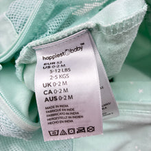 Load image into Gallery viewer, Unisex Happiest Baby, organic cotton blend convertible swaddle sleeping bag, 2kg - 5kg, GUC, size 0000-000,  
