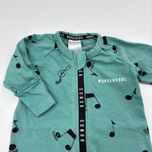 Load image into Gallery viewer, Unisex Bonds, WONDERCOOL zip wondersuit / zippy / romper, FUC, size 0000,  