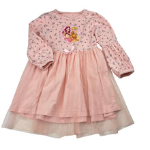 Load image into Gallery viewer, Girls TL Kid, Secret Jouju cotton &amp; tulle long sleeve dress, armpit to armpit: 29cm, shoulder to cuff: 34cm, FUC, size 4-5, L: 53cm