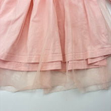 Load image into Gallery viewer, Girls TL Kid, Secret Jouju cotton &amp; tulle long sleeve dress, armpit to armpit: 29cm, shoulder to cuff: 34cm, FUC, size 4-5, L: 53cm