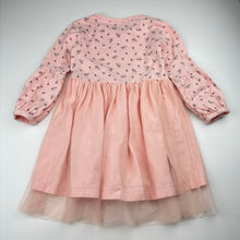 Load image into Gallery viewer, Girls TL Kid, Secret Jouju cotton &amp; tulle long sleeve dress, armpit to armpit: 29cm, shoulder to cuff: 34cm, FUC, size 4-5, L: 53cm
