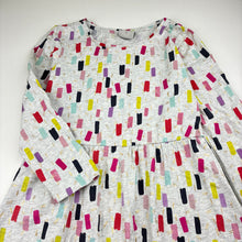Load image into Gallery viewer, Girls Emerson, cotton long sleeve dress, GUC, size 7, L: 59cm