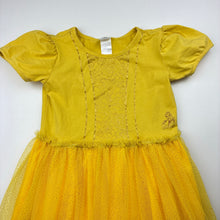 Load image into Gallery viewer, Girls Disney, Princess Belle party dress / costume, GUC, size 9, L: 70cm