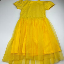 Load image into Gallery viewer, Girls Disney, Princess Belle party dress / costume, GUC, size 9, L: 70cm