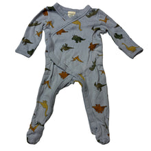 Load image into Gallery viewer, Boys Baby Berry, soft feel organic cotton coverall / romper, dinosaurs, EUC, size 00000,  