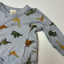 Load image into Gallery viewer, Boys Baby Berry, soft feel organic cotton coverall / romper, dinosaurs, EUC, size 00000,  