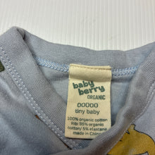 Load image into Gallery viewer, Boys Baby Berry, soft feel organic cotton coverall / romper, dinosaurs, EUC, size 00000,  