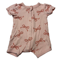 Load image into Gallery viewer, Girls Baby Berry, soft cotton zip romper, EUC, size 0000,  