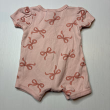Load image into Gallery viewer, Girls Baby Berry, soft cotton zip romper, EUC, size 0000,  