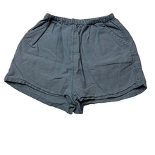 Load image into Gallery viewer, Unisex Next, blue cotton / linen shorts, elasticated, FUC, size 1,  