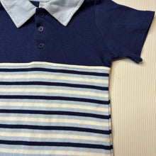 Load image into Gallery viewer, Boys Mix Baby, soft feel cotton polo romper, EUC, size 1,  