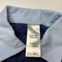 Load image into Gallery viewer, Boys Mix Baby, soft feel cotton polo romper, EUC, size 1,  