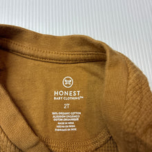 Load image into Gallery viewer, Unisex HONEST BABY CLOTHING, organic cotton waffle henley top, EUC, size 2,  