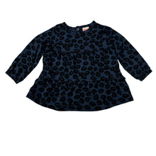 Load image into Gallery viewer, Girls HEMA, animal print stretchy long sleeve top, EUC, size 00,  
