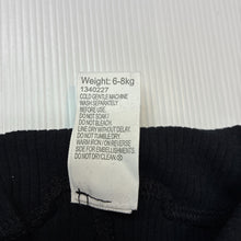 Load image into Gallery viewer, Unisex Baby Berry, black ribbed footed leggings / bottoms, EUC, size 00,  