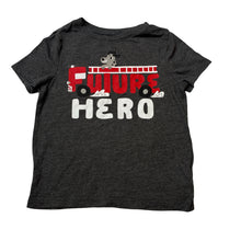 Load image into Gallery viewer, Boys Old Navy, grey marle tee / top, dog, GUC, size 3,  