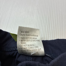 Load image into Gallery viewer, Boys Dymples, navy soft cotton shorts, elasticated, GUC, size 0,  
