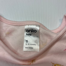 Load image into Gallery viewer, Girls Anko, floral cotton romper dress, EUC, size 1,  
