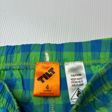 Load image into Gallery viewer, Boys Tilt, lightweight cotton pyjama shorts, EUC, size 4,  