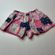 Load image into Gallery viewer, Girls Target, lightweight cotton shorts, elasticated, FUC, size 2,  