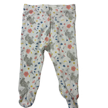 Load image into Gallery viewer, Girls Rock-a-Bye Baby, cotton footed leggings / bottoms, elephants, EUC, size 00,  