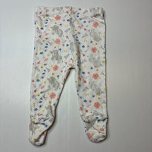 Load image into Gallery viewer, Girls Rock-a-Bye Baby, cotton footed leggings / bottoms, elephants, EUC, size 00,  