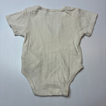 Load image into Gallery viewer, Girls purebaby, pointelle organic cotton bodysuit / romper, GUC, size 000,  