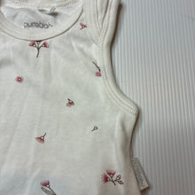 Load image into Gallery viewer, Girls purebaby, organic cotton singletsuit romper, EUC, size 0000,  