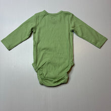 Load image into Gallery viewer, Unisex H&amp;M, ribbed organic cotton blend bodysuit / romper, EUC, size 000,  