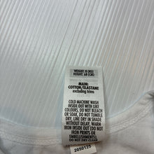 Load image into Gallery viewer, Unisex Bonds, white stretchy bodysuit / romper, EUC, size 00,  