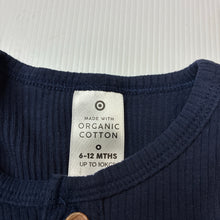 Load image into Gallery viewer, Boys Target, ribbed organic cotton blend henley top, EUC, size 0,  
