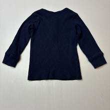 Load image into Gallery viewer, Boys Target, ribbed organic cotton blend henley top, EUC, size 0,  