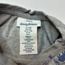 Load image into Gallery viewer, Boys Tommy Bahama, grey marle tee / top, safari animals, GUC, size 2,  