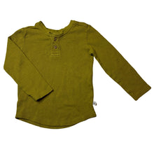Load image into Gallery viewer, Boys HONEST BABY CLOTHING, waffle organic cotton henley top, GUC, size 2,  