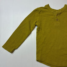 Load image into Gallery viewer, Boys HONEST BABY CLOTHING, waffle organic cotton henley top, GUC, size 2,  