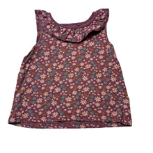 Load image into Gallery viewer, Girls Next, floral organic cotton sleeveless top, GUC, size 2,  