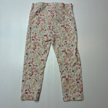 Load image into Gallery viewer, Girls Nutmeg, floral leggings / bottoms, Inside leg: 30.5cm, FUC, size 2-3,  