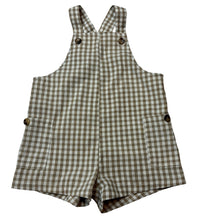 Load image into Gallery viewer, Boys SHEIN, checked lightweight overalls / shortalls, EUC, size 1,  