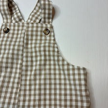 Load image into Gallery viewer, Boys SHEIN, checked lightweight overalls / shortalls, EUC, size 1,  