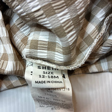 Load image into Gallery viewer, Boys SHEIN, checked lightweight overalls / shortalls, EUC, size 1,  