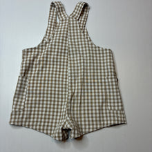 Load image into Gallery viewer, Boys SHEIN, checked lightweight overalls / shortalls, EUC, size 1,  