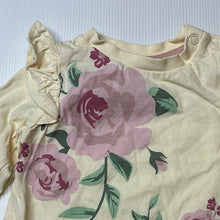 Load image into Gallery viewer, Girls Dymples, floral cotton long sleeve top, EUC, size 00,  