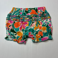 Load image into Gallery viewer, Girls Carters, colourful floral cotton shorts, elasticated, EUC, size 2,  